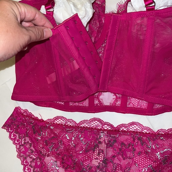 (L) 2pcs Victoria’s Secret Dream Angels Collection Set,  Corset & Cheeky… - Picture 11 of 17